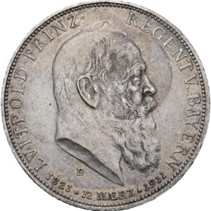 5 Marka 1911 D, Bayern