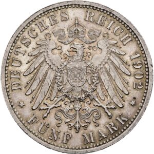 5 Marka 1902 G, Baden