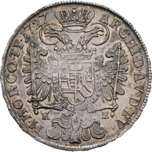 Tolar 1727 K.b. Karel VI.