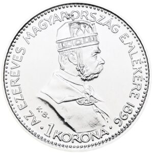 Koruna 1896/2025, příchod Maďarů, František Josef I.