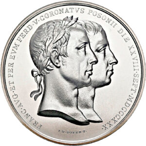 Korunovační medaile Ferdinand V. certifikované NGC