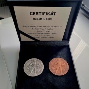 Sada 2 tolarů 1603/2022 Ag-Cu, Rudolf II.