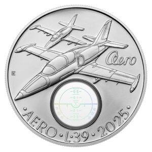 500 Kč 2025 | Cvičný letoun Aero L-39 Albatros standart .