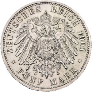 5 Marka 1901, Vilém II. Pruské království