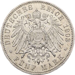 5 Marka 1903 A, Sasko-Altenburg , 50. výročí vlády