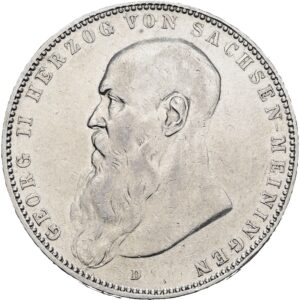5 Marka 1908, Georg II. Sasko.