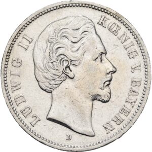 5 Marka 1874 , Ludwig II. Bayern