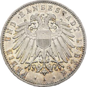 5 Marka 1904 , svobodné hanzovní město Hamburg