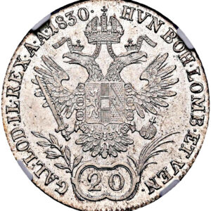 20 Krejcar 1830 C, František I. MS66