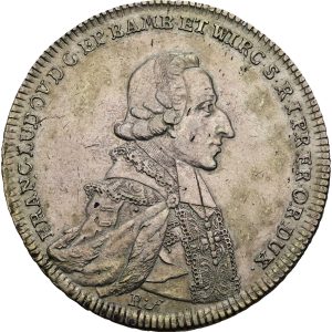 Tolar 1786 MP, biskupství Würzburg, Francis Louis of Erthal