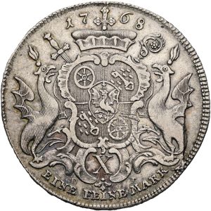 Tolar 1768 DF arcibiskupství  Mainz