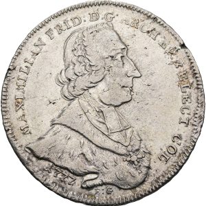 Tolar 1777 ICS arcibiskupství  Köln