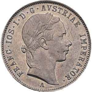 20 krejcar 1852 A, František Josef I.