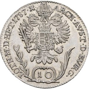 10 krejcar 1787, Josef II. Kremnica