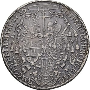 Tolar 1735, W.H. Schrattenbach, arc. Olomouc