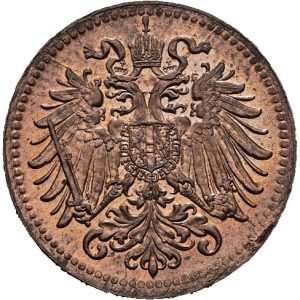 1 Haléř 1916, František Josef I. Vídeň