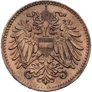 1 Haléř 1916, František Josef I. Vídeň