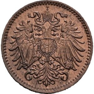 1 Haléř 1899, František Josef I. Vídeň