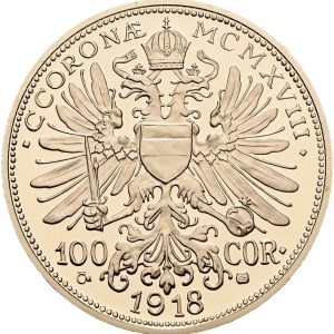 Zlatá 100 Koruna Karel I. 1916-1918/2026