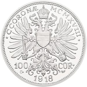 Stříbrná 100 Koruna Karel I. 1916-1918/2026