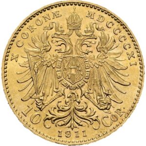 10 Koruna 1911, Vídeň,  František Josef I.