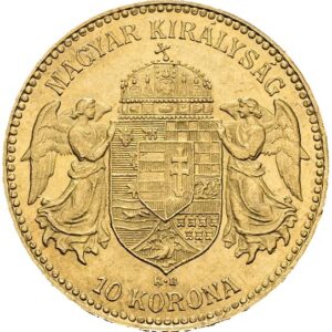 10 Koruna 1910 K.B. Kremnica, František Josef I.