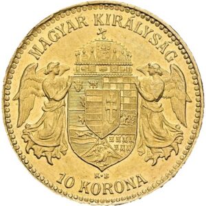 10 Koruna 1911 K.B. Kremnica, František Josef I.