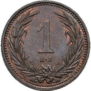 1 Fillér 1902 , František Josef I.