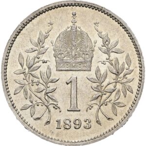 1 Koruna 1893 František Josef I.