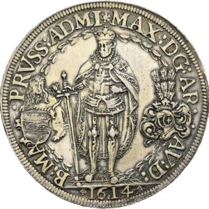 2 Tolar 1614, Hall, arc. Maximilián