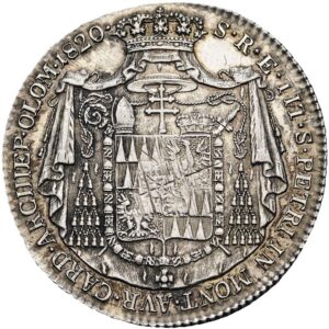 20 Krejcar 1820, Rudolf Jan, arc. Olomouc