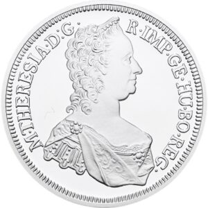 Stříbrný odražek 6 dukátu 1765/2026, Marie Terezie