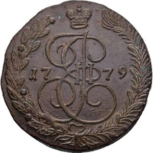 5 Kopějka 1779 E.M. Kateřina II.