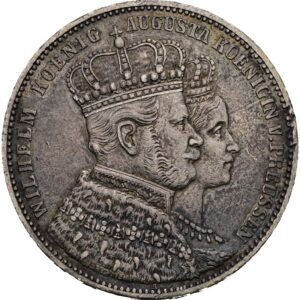 Tolar 1861, Wilhelm I. - korunovace