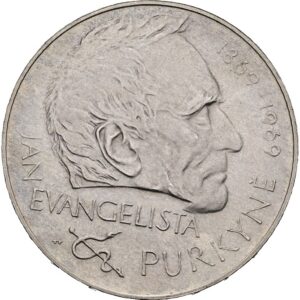 25 Koruna 1969 b.k. 100. výročí úmrtí J.E.Purkyně.