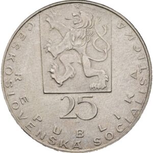 25 Koruna 1969 b.k. 100. výročí úmrtí J.E.Purkyně.