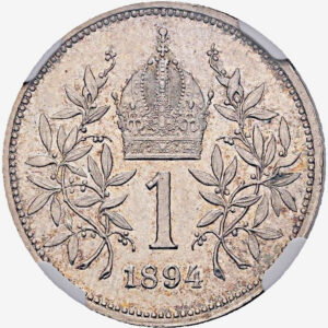 1 Koruna 1894, Vídeň, František Josef I. MS 64