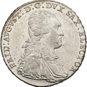 Tolar 1792 I.E.C. Frederick August III. kurfiřsví Sasko