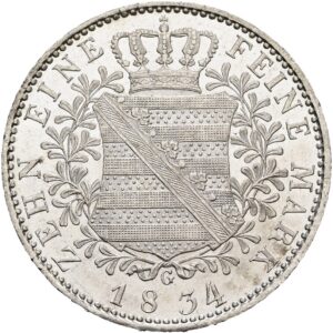 Tolar 1834 G, Anton V.G.G. von Sachsen