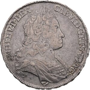 Tolar 1722 K.B. Karel VI.