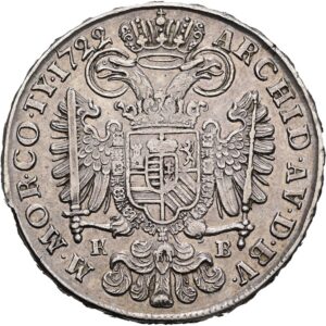 Tolar 1722 K.B. Karel VI.