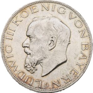5 Marka 1914 D, Louis III, Bavorko.