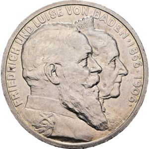 5 Marka 1906 G, výročí svatby Fridricha I.