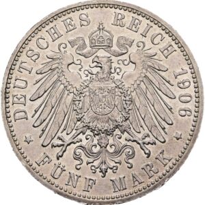 5 Marka 1906 G, výročí svatby Fridricha I.