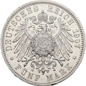 5 Marka 1907 G, Baden