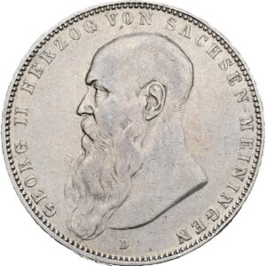 5 Marka 1908 D,   Jiří II. Sasko- Meininge