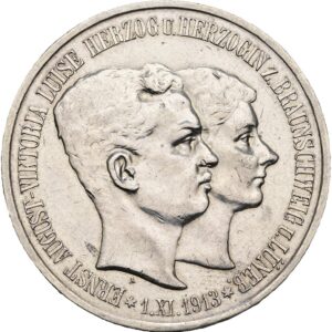5 Marka 1915 A,  Svatba Ernesta Augusta, Brunšvické vévotství