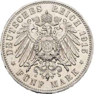 5 Marka 1915 A,  Svatba Ernesta Augusta, Brunšvické vévotství