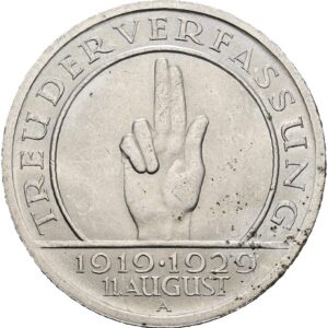 5 Marka 1929 A,  Výmarská republika.
