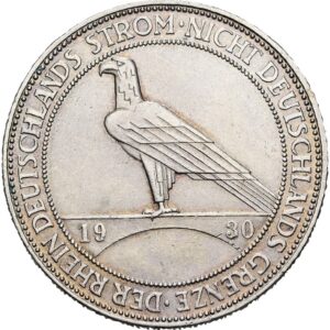 5 Marka 1930 D,  Výmarská republika, osvobození Porýní.
